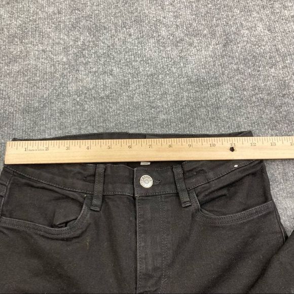 H&M High Rise Jegging Pants black Wash Skinny Stretchy 24x25 - Picture 4 of 11